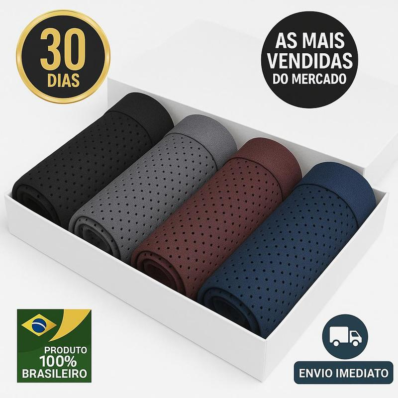 Kit 5 Cuecas Boxer Dryfit Respiravel Antiodor Masculino